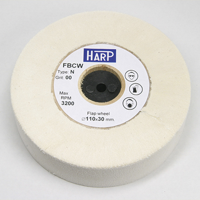綿フラップバフ（FBCW-N-00） 彫金工具製造・輸出入の株式会社ハープ（HARP）
